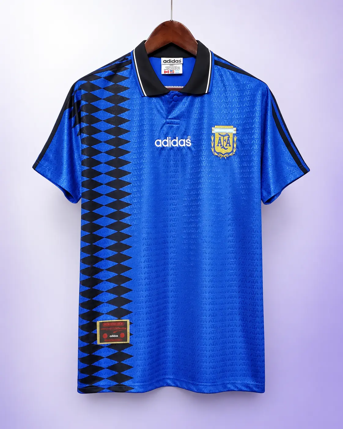 Camiseta Argentina visitante 1994 · portada Retro